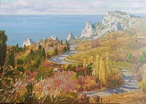 Крым. Симеиз. Дорога к горе Кошка