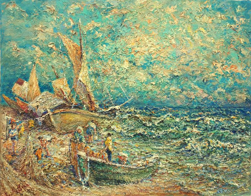 Берег моря.